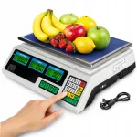 Elektroonilised LCD kaalud 40 kg koos akuga
