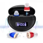 Juhtmevaba kuuldeaparaat eakatele, 300 mAh, 1,5 h laadimine, 20 h t&ouml;&ouml;aeg