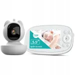 Beebimonitori videokaamera VIZOLINK, 720P HD, 5,5" IPS-ekraan, 5000mAh aku