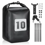 Jalgratta kott, 10 l, must, veekindel, MTB kahvli hoidjaga