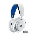 Juhtmevabad k&otilde;rvaklapid SteelSeries Arctis Nova 7P, valged, pealelaiendatavad