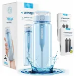 Vee filtreeriv pudel Wessper ActiveMax Clarti 0,68 l Tritan sinine, 5 filtriga