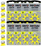 Kuuldeaparaadi patareid Rayovac 10 PR70, 64 tk