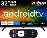 Teler 32" Smart WiFi Android HD Ready Dolby Frameless Dahua