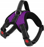 Reguleeritavad koera rakmed k&auml;epidemega, violetset v&auml;rvi, suurus L