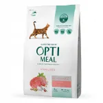 Kuiv toit steriliseeritud t&auml;iskasvanud kassidele Optimeal veise- ja sorghumiga, 4 kg