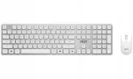 Juhtmevaba klaviatuuri ja hiire komplekt MSI FORGE K210, valge