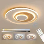 LED puidust laelamp kaugjuhtimisega, valgustugevuse reguleerimine
