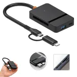 USB-C m&auml;lukaartide lugeja SD/TF/CF/MS, 5Gb/s