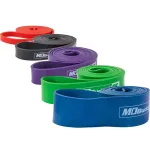 Power Band kummist takistusribade komplekt, 5 tk, 9&ndash;68 kg spordiks ja treeninguks