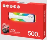 SSD ketas Adata SPECTRIX S65G 500GB, RGB, PCIe Gen4x4, M.2 2280, NVMe 1.4