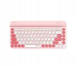 Juhtmevaba klaviatuur A4Tech FStyler FBK30, 2,4 GHz ja Bluetooth, roosa