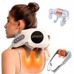 Traadita Shiatsu 3D kaela ja selja massaažiseade soojendusega