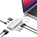 USB-C adapter HDMI 4K, Mini DisplayPort, PD 60W, Ethernet ja SD pesaga