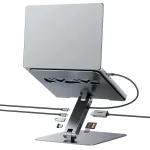 S&uuml;learvuti alus 7-pistiku USB-C dokiga, HDMI 4K 60Hz, SD kaardilugeja