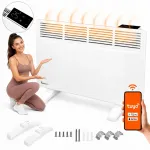 Kaasaskantav WiFi elektriline konvektor, 1500W, energias&auml;&auml;stlik