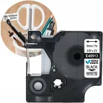 DYMO D1 kleepriba 9 mm, must tekst, valge taust, sobib LM160