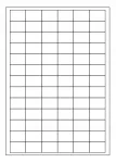 Iseteerivad kleepsud printimiseks, A4, 32x22 mm, 10 lehte, valged