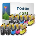 Brother LC121/LC123 tindikassetid, 10 tk, CMYK, sobivad J4510DW/J4610DW/J470DW/J4710DW/J650DW printeritele