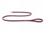 Koera rihm AMIPLAY Cambridge XL, 140x2,5 cm, nahast, tumepunane