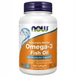 Omega-3 1000 mg 100 pehmet kapslit Now Foods