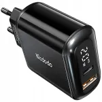 Kiirlaadija MCDODO 2x USB USB-C PD 20W m&otilde;&otilde;turiga