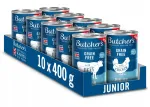 Kruubivaba koerakonservite komplekt BUTCHERS, loomulike maitsetega, 10 x 400 g