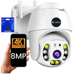 V&auml;litingimuste WiFi IP-kaamera, 8MP, 4K Ultra HD, 4x suum, liikumistuvastus
