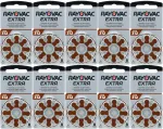 Kuuldeaparaadi patareid RAYOVAC 312 PR41, 80 tk
