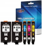 Tintikassetid 5 tk 934 XL / 935 XL, sobivad OfficeJet 6230, 6820, 6830 printeritele