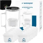 Wessper D2 BOROSILICATE 3 l veefiltri kann 10 filtriga