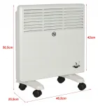 Elektriline k&uuml;ttekeha EL FUEGO konvektor 1000W