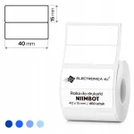 Valged liimkleebised Niimbot B1/B4/B21/B3S, 40x15 mm, termosed