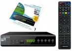 Teleri dekooder HDTV DVB-T2 HEVC H.265 kaugjuhtimispuldiga