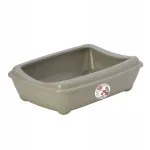 PetNova CAT LIFE KITTYTRAY kassitualett raamiga, hall, M suurus