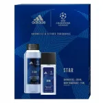 Komplekt ADIDAS UEFA 10, 75 ml deodorant + 250 ml du&scaron;igeel