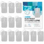 Elektrodide geelipadjakesed TENS/EMS, 5x9 cm, 12 tk