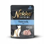 Nekko Supreme m&auml;rg kassitoit t&auml;iskasvanutele tuunikalaga lihapuljongis, 70 g