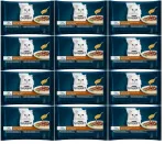 PURINA Gourmet Perle kassitoit fileeit&uuml;kid kastmes, 12 x (4 x 85 g)