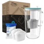 Etude Blue klaasist vees filter kahe Pure+ kassettiga