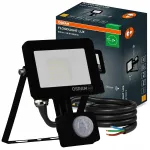 LED prožektor liikumisanduriga 10W 3000K 900lm IP65 OSRAM