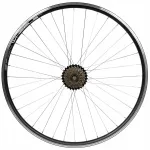 Jalgratta tagumine ratas 28" 29" 700C 6-k&auml;iguline must Shimano