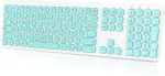 Juhtmevaba vaikne QWERTY klaviatuur 2,4 GHz 1571