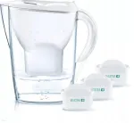 BRITA Marella XL veefilter, valge, 3 Pure Performance Pro kassettiga