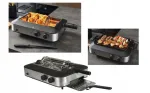 Elektriline BBQ grill kebabide jaoks taimeriga, 1600W
