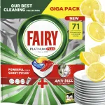 Fairy Platinum Plus ja All In One n&otilde;udepesukapslid, 71 tk
