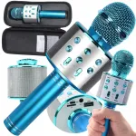 Juhtmevaba karaokemikrofon Bluetooth-k&otilde;lariga lastele, kingituseks USB