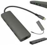 HP s&uuml;learvutile m&otilde;eldud USB-C jagaja PD laadimise, SD ja MicroSD kaardi lugejaga