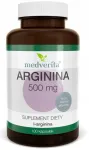 Aminohape L-arginiin 500mg, 100 kapslit, MEDVERITA