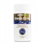 Toidulisand Vitamin D3 + K2, 60 kapslit, BETTER YOU